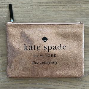 Kaye spade rose gold pouch